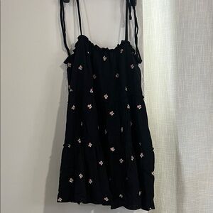 Fashion Nova Black Floral Mini Dress